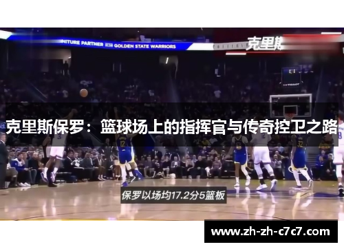 克里斯保罗:篮球场上的指挥官与传奇控卫之路 克里斯保罗:篮球场上的指挥官与传奇控卫之路